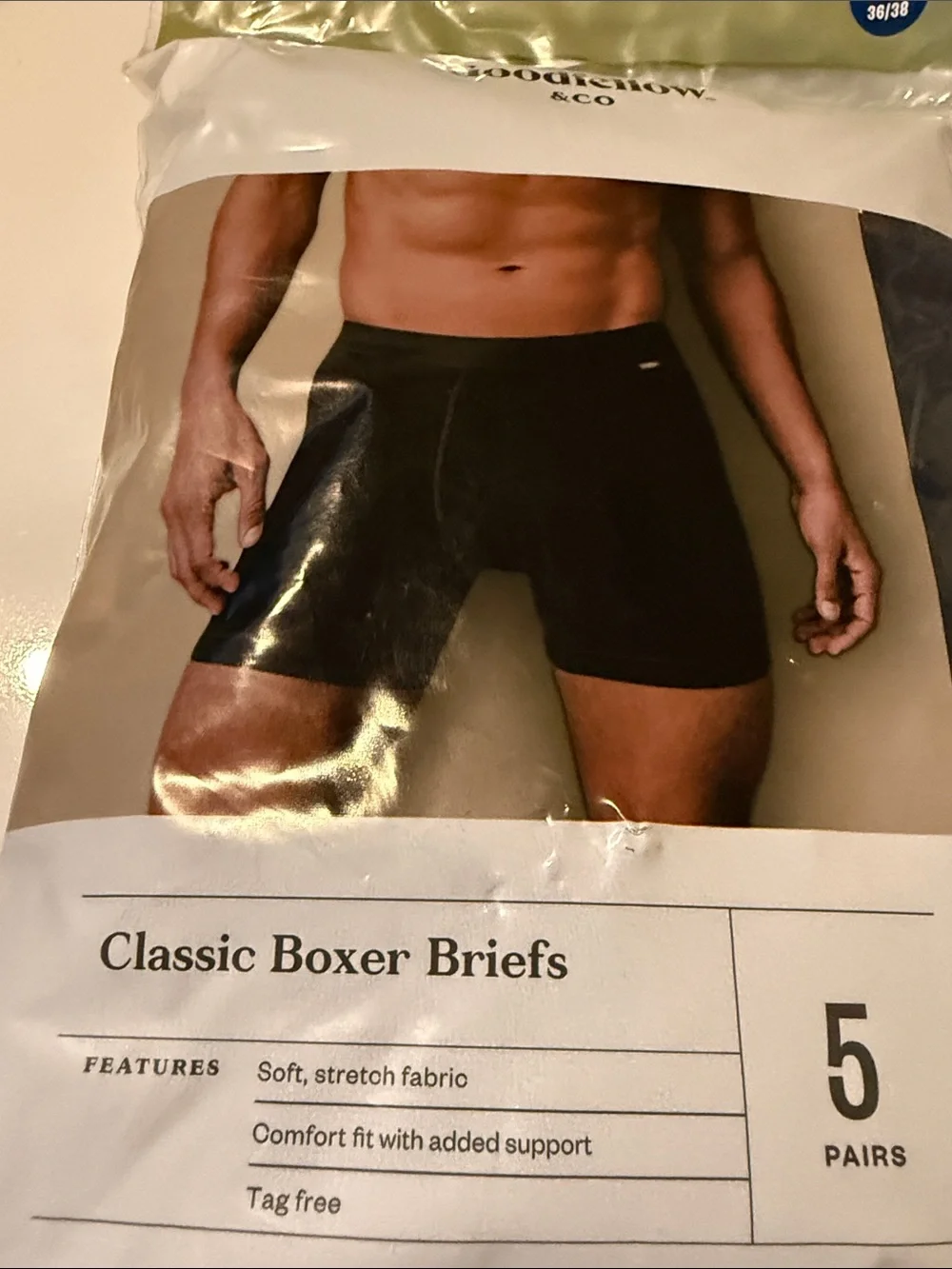 Goodfellow & Co Black Classic Boxer Briefs – 5-Pack